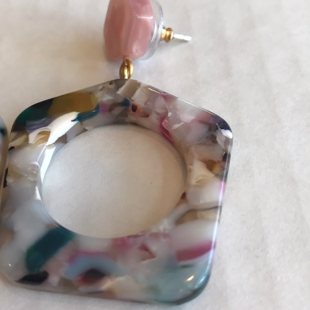 Madewell Acetate Geometric Drop Earrings - Picture 5 of 8